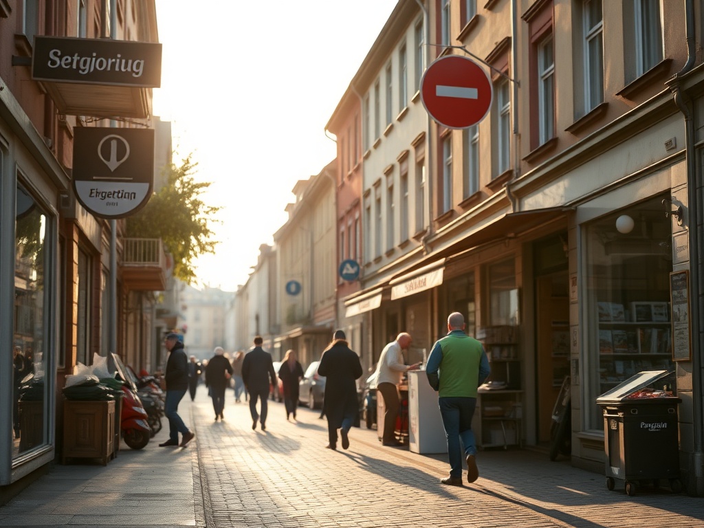 Mapa Szczecina z zaznaczonymi ikonami inwestycji finansowanych z Funduszy Europejskich
