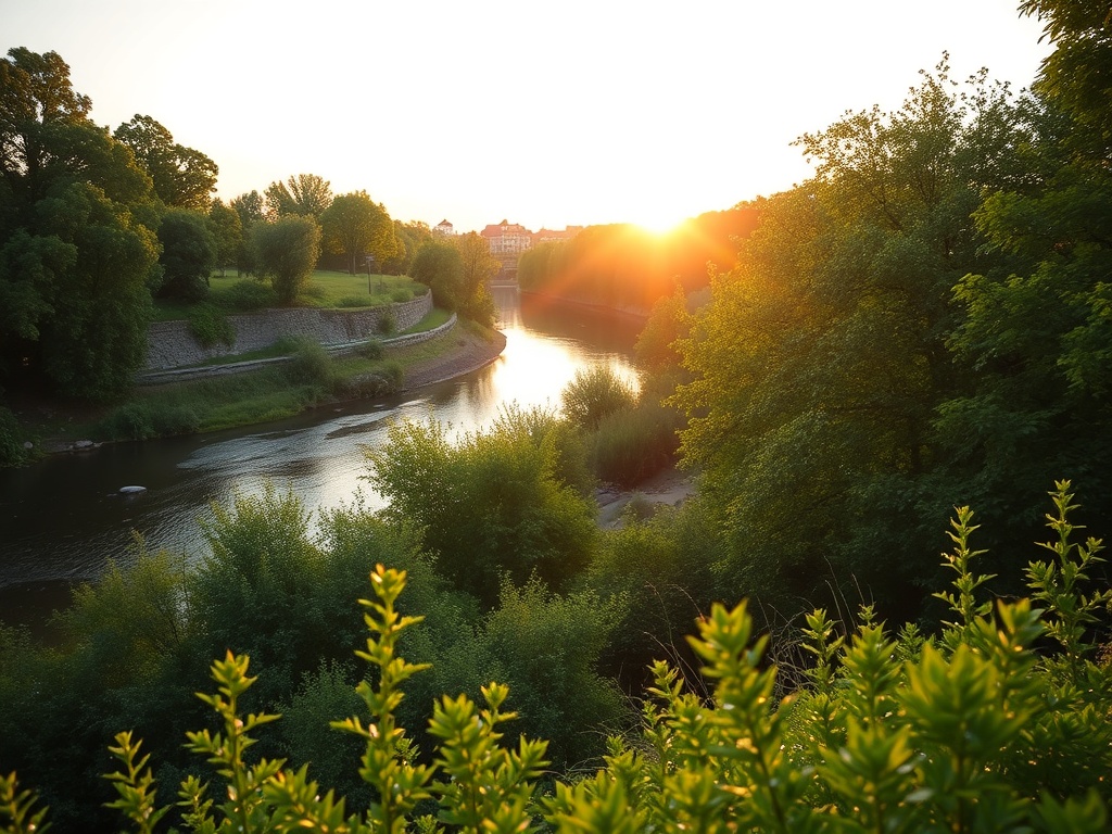 Mapa z zaznaczonymi stacjami pomiarowymi jakości powietrza w Szczecinie