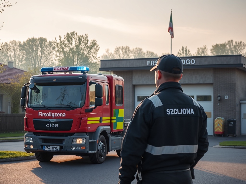 Wykolejona cysterna z amoniakiem pod Szczecinem - trwa skomplikowana akcja ratunkowa służb